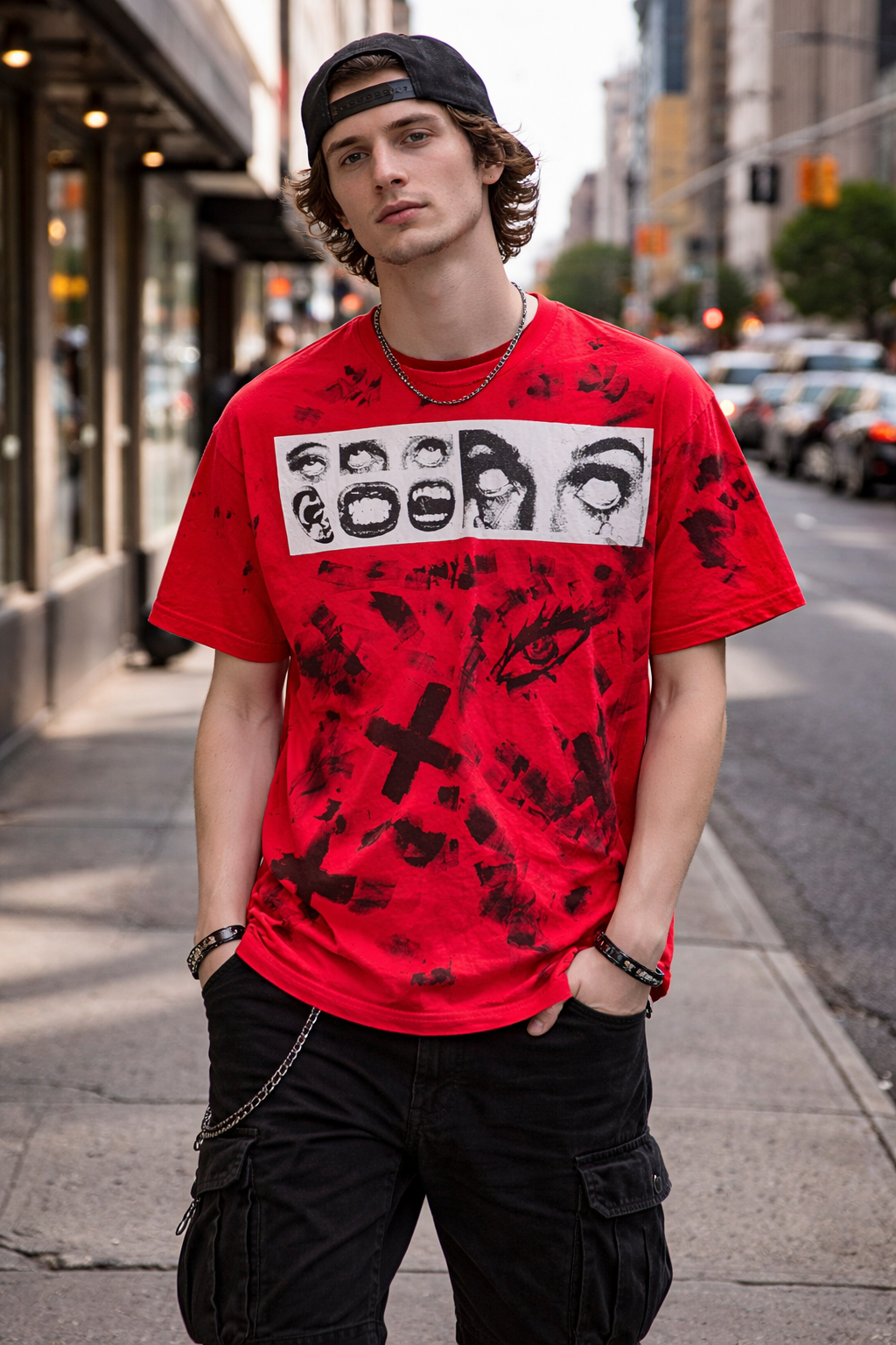 Eyes Red Handmade Shirt