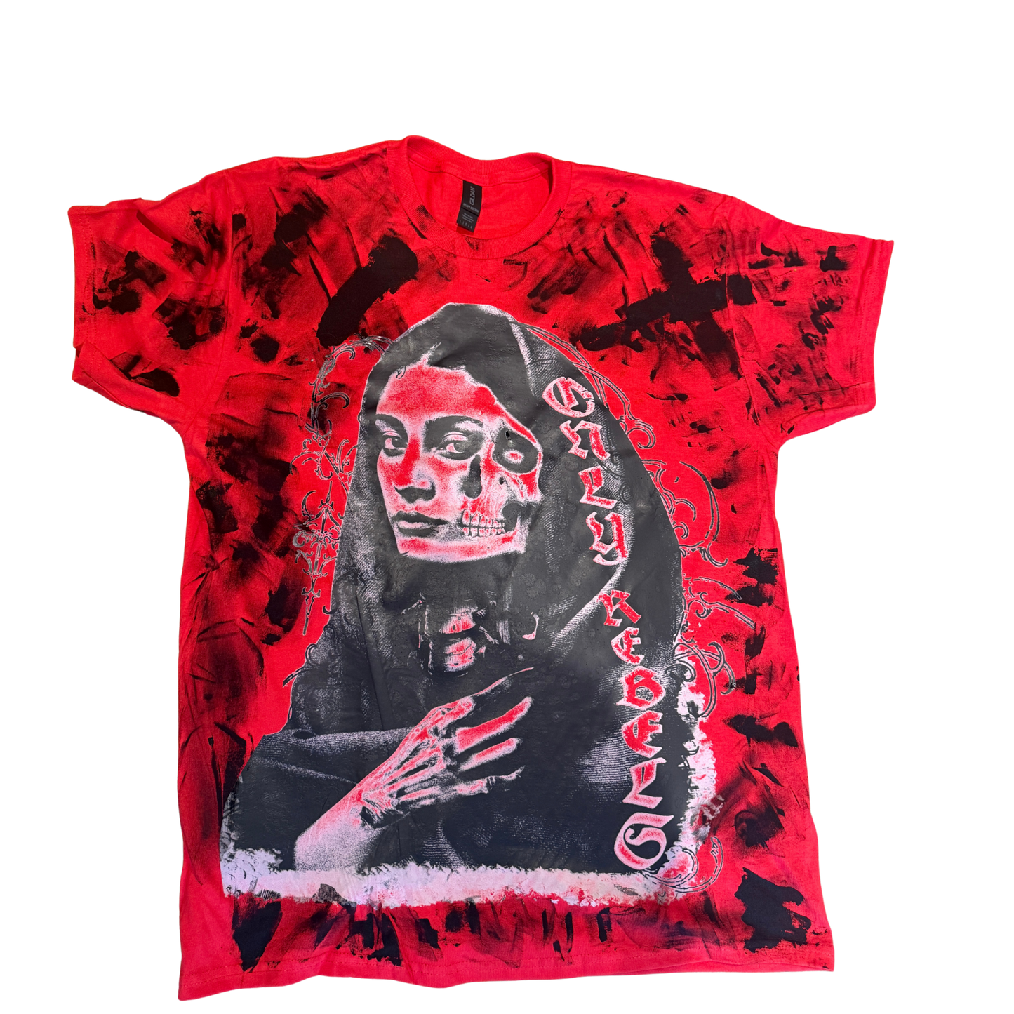 Handmade Red Only Rebels T-shirt