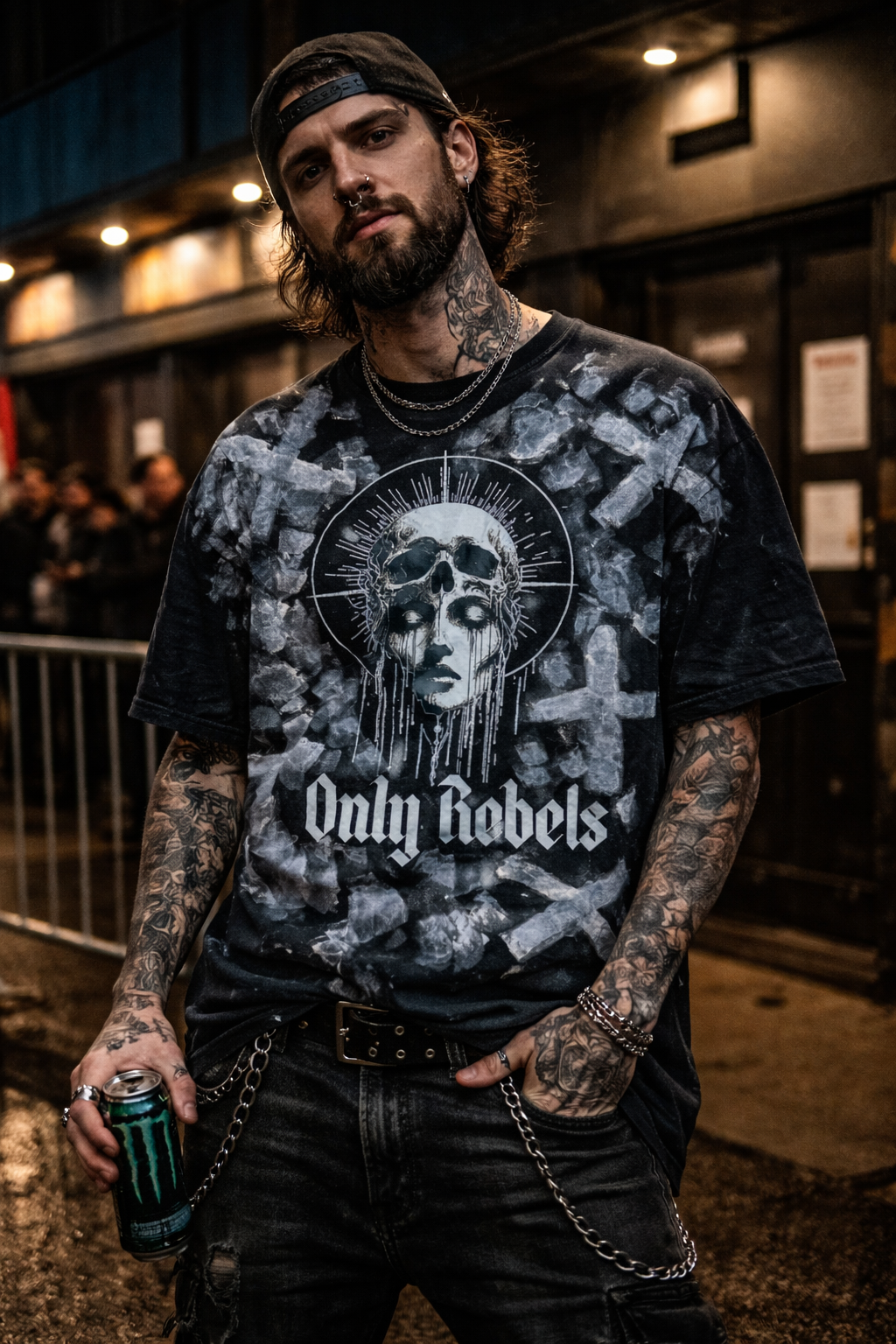 Only Rebels Handmade Black Shirt