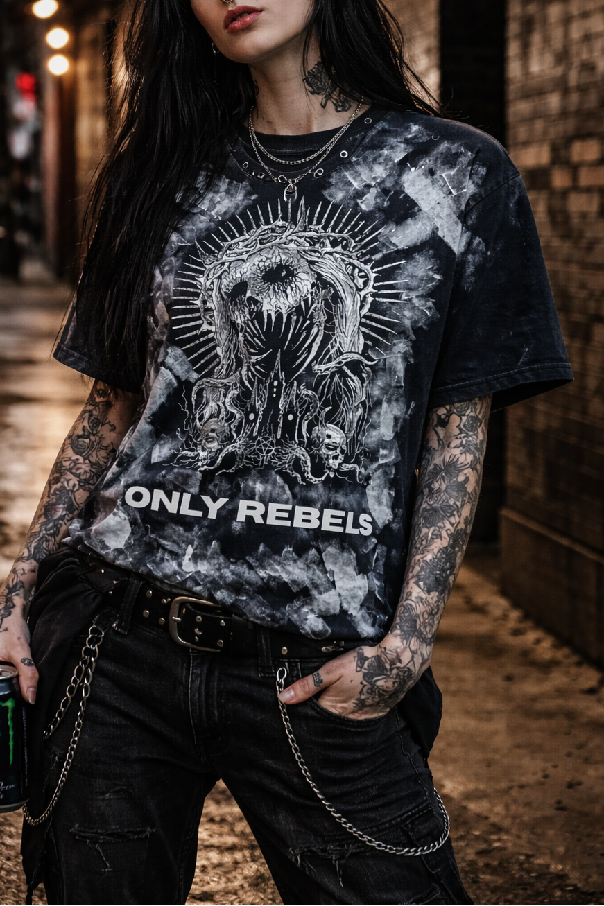 Only Rebels Pray Handmade Shirt