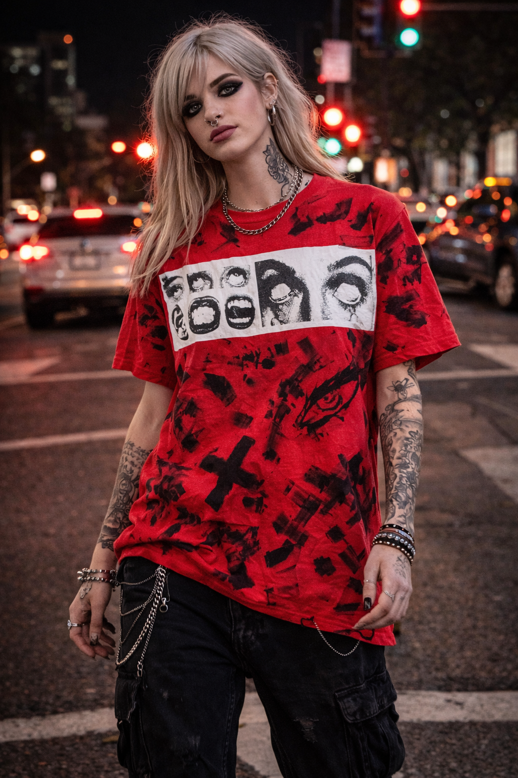 Eyes Red Handmade Shirt
