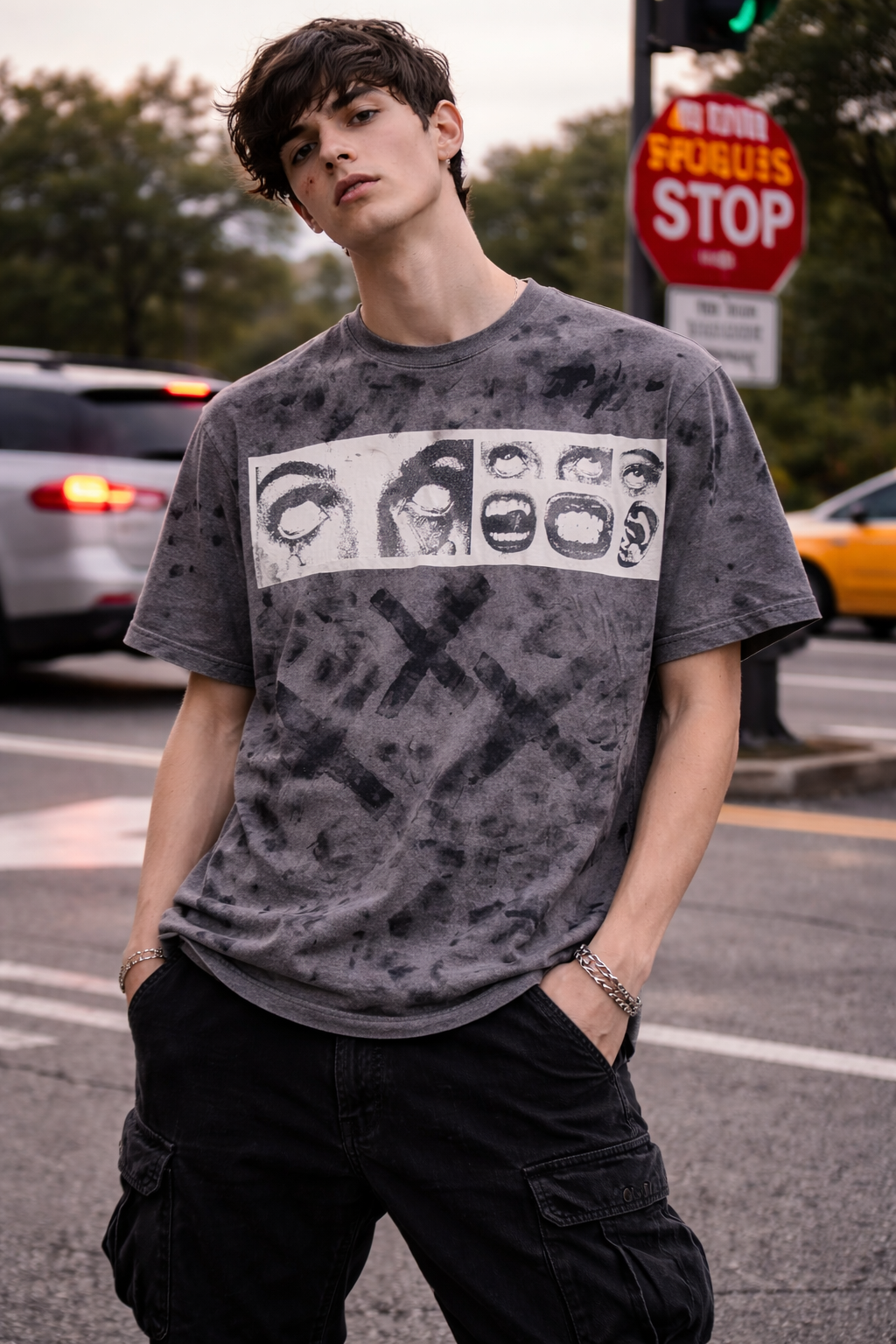 Eyes Gray Shirt