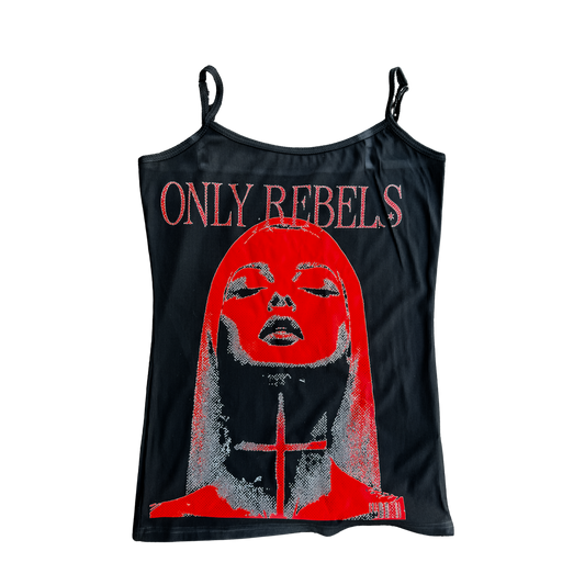Only Rebels Red and Black Women's Tank