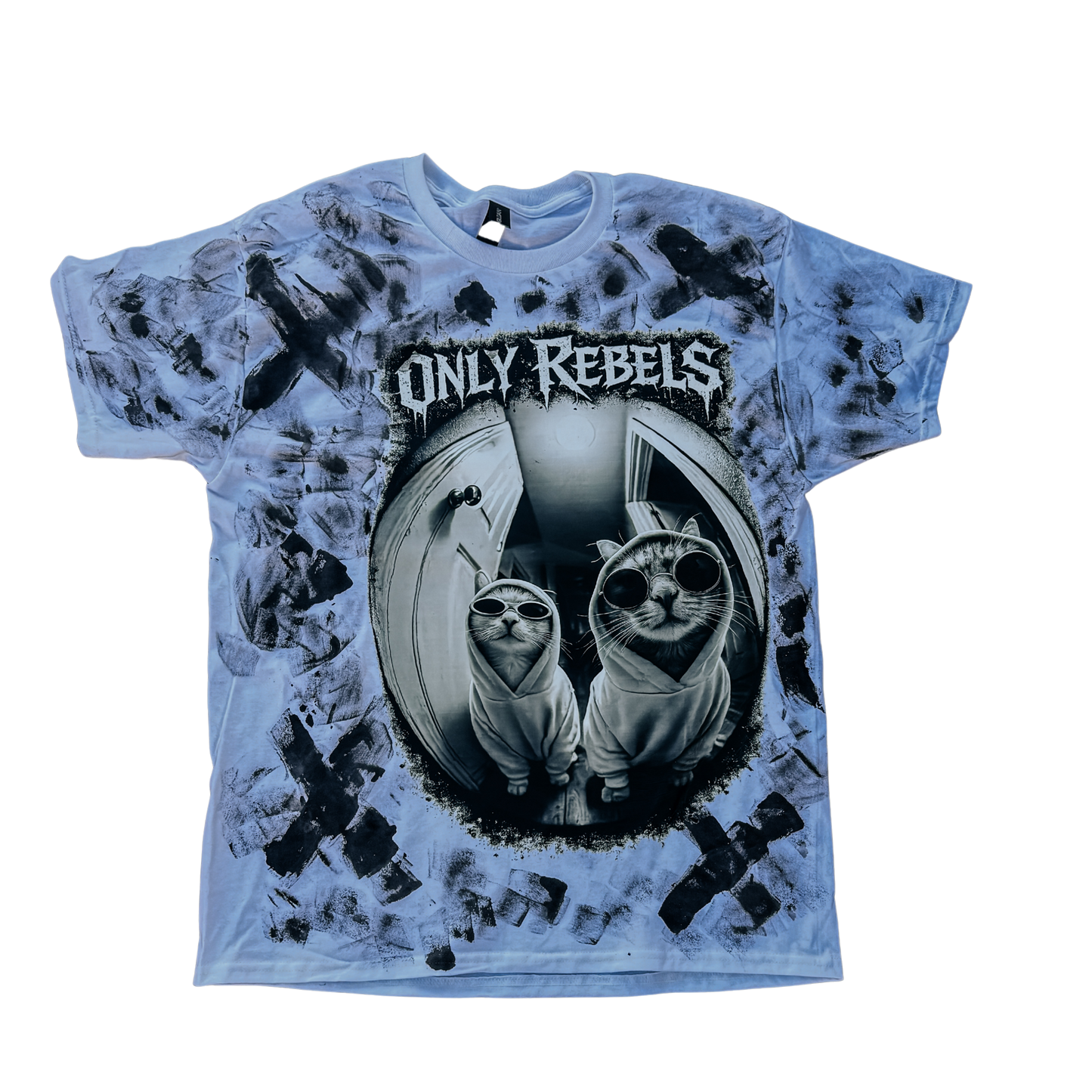 Only Rebels Kitty With Sunglasses Shirt
