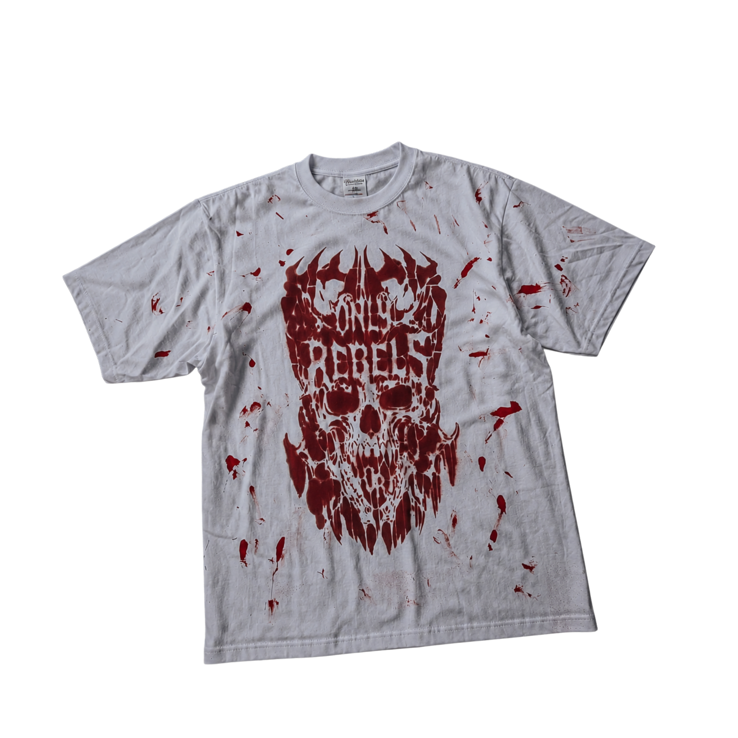 Red and White Only Rebels Shirt