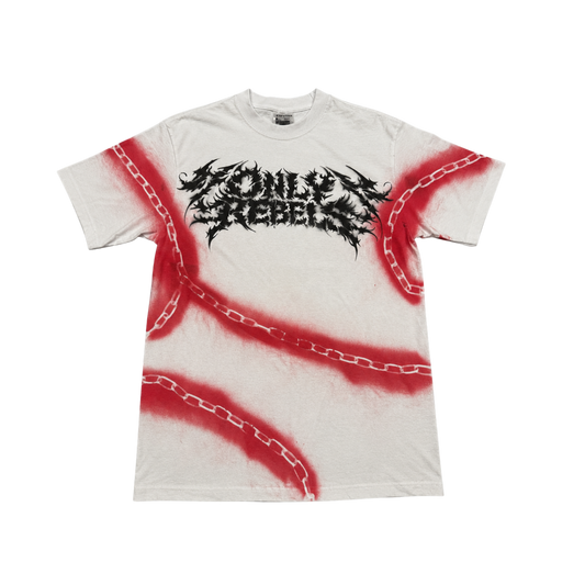 Handmade Spray painted shirt Only Rebels Shirt