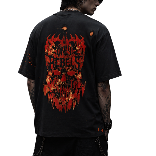 Skull and Chains Only Rebels Shirt