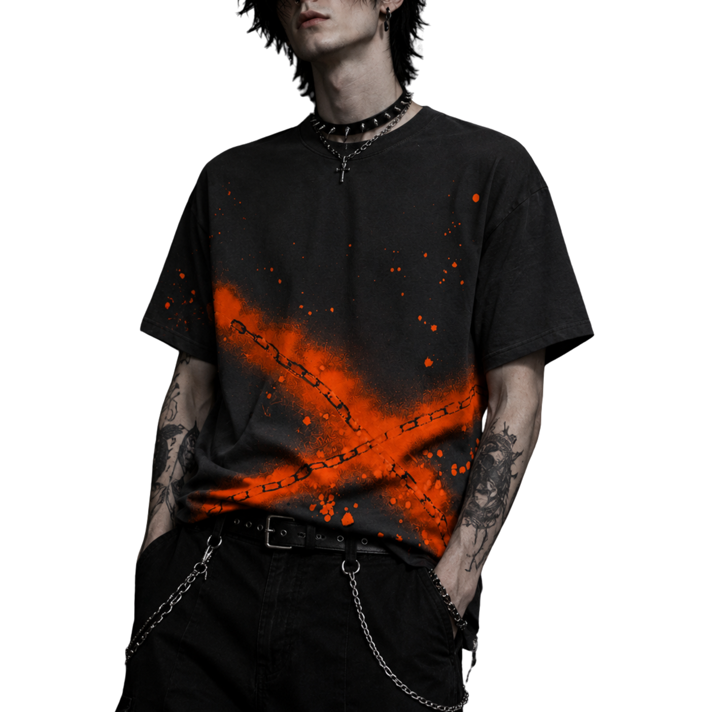 Skull and Chains Only Rebels Shirt